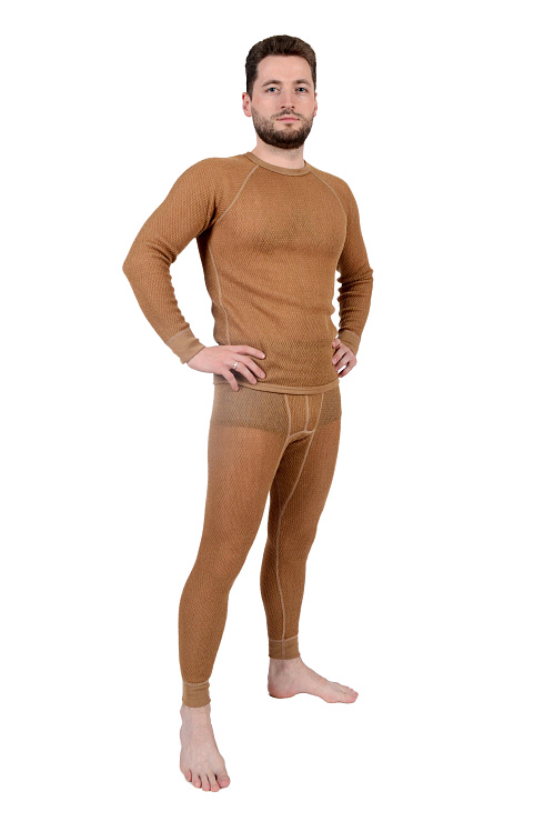 Кальсоны (термобелье) из верблюжьей шерсти однослойные мужские