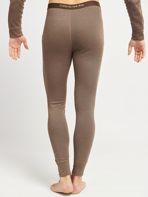 Кальсоны (термобелье) двухслойные с начесом из кофейного волокна и пэ мужские